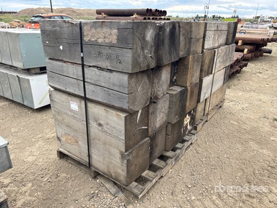Quantity of (2) Pallets of 12 in x 12 in Yard Storage Dunnage