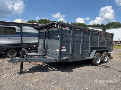 Covered Wagon D-7X16X4x16 Dump Utility Trailer