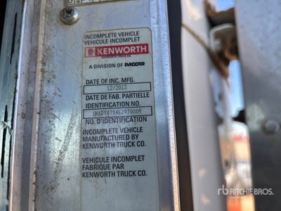 2014 Kenworth T800 8x6 Vacuum Excavator Truck