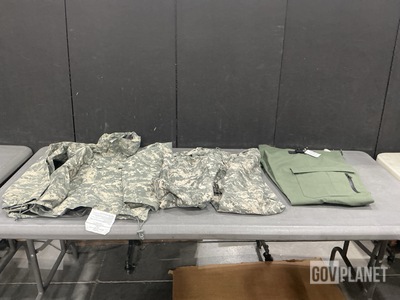 (23) Pairs of Assorted Trousers, (26) Jackets, (2) Parkas, (1) Tarp & (1) Coat
