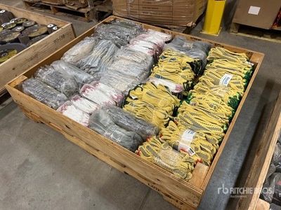 Quantity of (384) Pairs of Work Gloves (Unused)