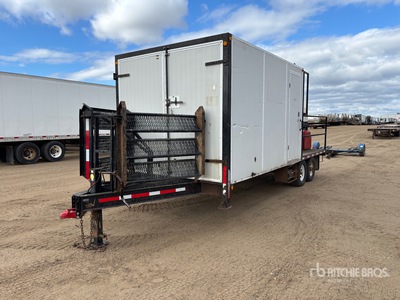 2010 Endeavor 21 ft x 100 in 2 Person Portable Portable Restroom Combo Trailer هيكل محمول