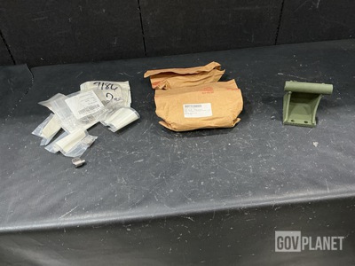 (7) Mounting Brackets, (12) Cable Swivels, (2) Cables & Assorted Items