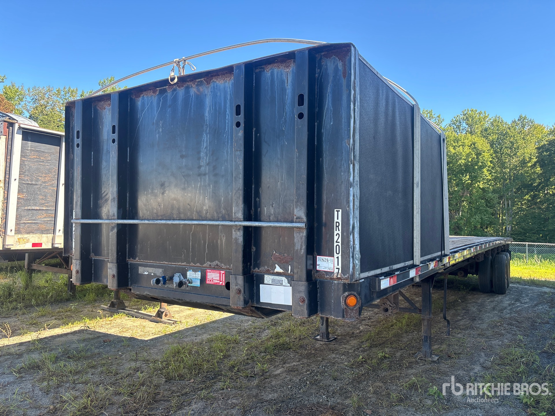 2013 Trailmobile T/A 45 ft T/A Flatbed Trailer