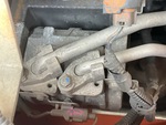 Engine with A/C Compressor