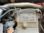 Engine with Emission Label
