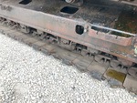 Train de roulement with Rouleaux de chenille droits
