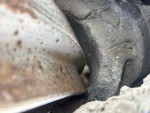 Undercarriage with Left Track Tensioner