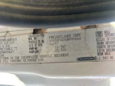 1998 Freightliner FL60 Servicewagen