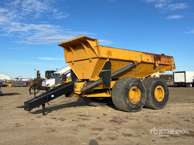 Volvo T/A 40 Ton مقطورة قلابة طرفية