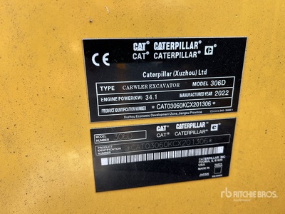 Cat 306D حفارة صغيرة