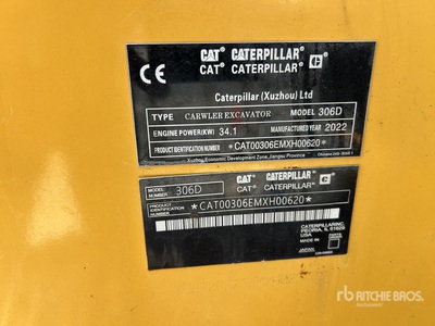 Cat 306D حفارة صغيرة