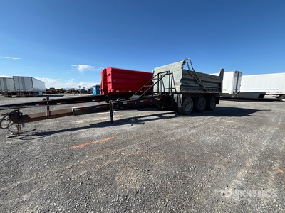 1998 Brentwood 15 ft Tri/A Demolition Remolque volcador con acoplado