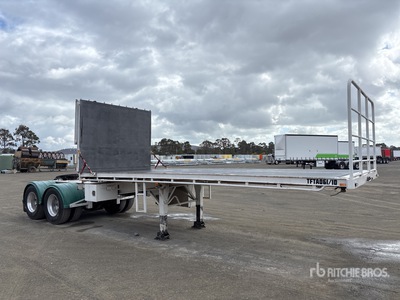 2004 MaxiTrans 6 m Bogie/A B-Double Lead Flatbed Trailer