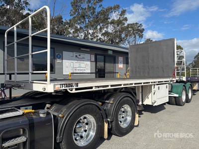 2004 MaxiTrans 6 m Bogie/A B-Double Lead フラットベッドトレーラー