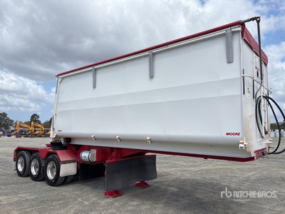 2023 Moore 6.4 m Tri/A B-Double Lead Remorque à benne basculante arrière