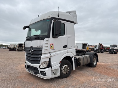 2014 Mercedes-Benz Actros 1842 4x2 Tracteur Routier Cabine Couchette S/A Sleeper Truck Tractor (Inoperable)