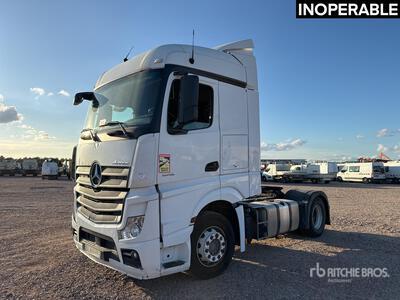 2014 Mercedes-Benz Actros 1842 4x2 Tracteur Routier Cabine Couchette Ciągnik siodłowy S/A z kabiną sypialną (Inoperable)