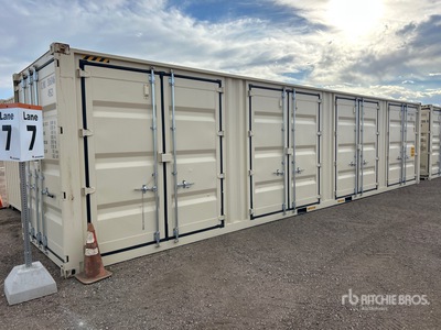 2026 40 ft High Cube Multi-Door Contenedor de almacenamiento