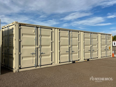 2026 40 ft High Cube Multi-Door Contenedor de almacenamiento