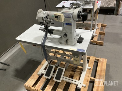 (2) Strobel K 327 D Industrial Sewing Machines w/Tables