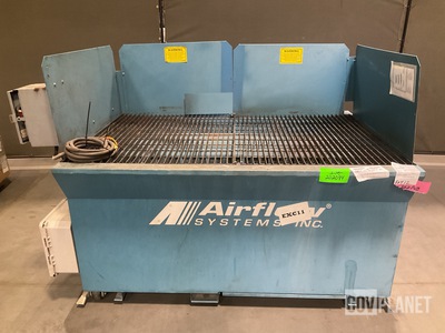 Airflow Systems DT3000V2-AP3-BF1-CASTERS-PG6 Down Draft Table