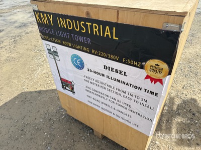 2026 KMY INDUSTRIAL LT3KW Mobile Tour d'éclairage (Unused)