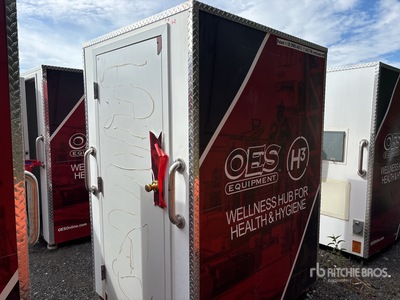 B & T Manufacturing H3 5 ft x 4 ft Wellness Hub & مرحاض متنقل