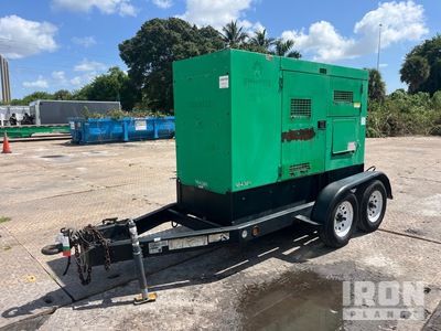 2016 MQ Power DCA70SSIU4FSG 70 kVA Mobile Generador (Inoperable)