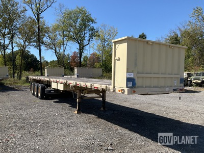 2007 Talbert T3F-68-T1 Flatbed Trailer