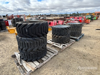 Quantity of (7) 355/55D625 Foam Filled Tires - Fits Genie S65