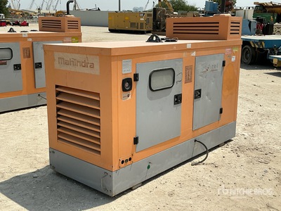 2017 Mahindra Powerol 40 kVA Skid-Mounted Generator Set (Inoperable)