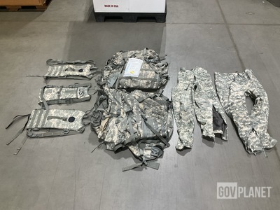 (11) Pairs of Trousers, (14) Ponchos, (35) Hydration Carriers & Assorted Items
