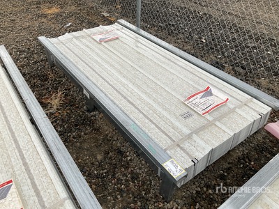 Quantity of (200) 2026 SUNTOP S2134C-200 Corrugated Galvalume Steel Panels (Unused)