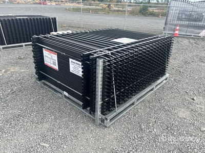 Quantity of (32) 2026 SUNTOP S0608-32 7 ft 10 in x 5 ft 10 in Powder Coated Wrought Iron Ogrodzenie (Unused)