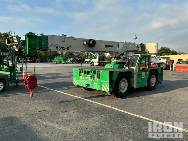 2014 Shuttlelift CD5515-2 15 ton 4x2 Carry Deck Crane
