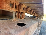 Undercarriage with Left Carrier Rollers