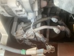 Engine with A/C Compressor
