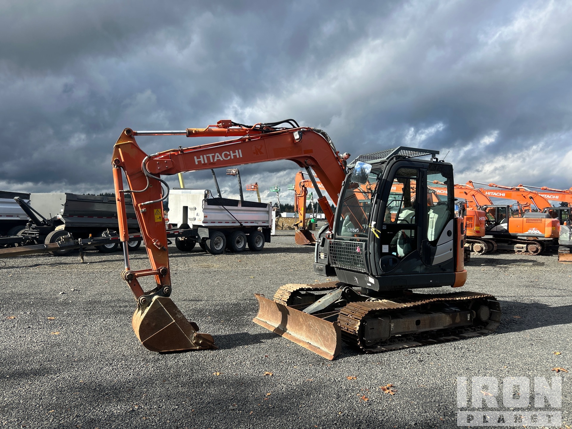 2017 Hitachi ZX75US-5B Kettenbagger