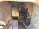 Undercarriage with Left Track Tensioner