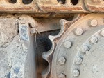 Train de roulement with Pignon gauche