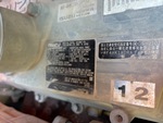 Engine with Emission Label