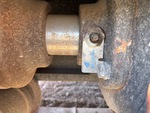 Undercarriage with Left Track Tensioner