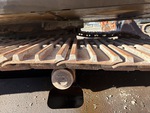 Train de roulement with Hauteur de crampon gauche