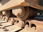 Train de roulement with Rouleaux de chenille gauches