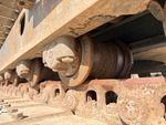 Train de roulement with Rouleaux de chenille droits