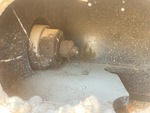 Undercarriage with Left Track Tensioner