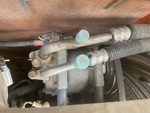 Engine with A/C Compressor