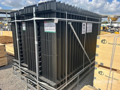 Quantity of (30) 2026 KJ K0710-30 10 ft x 7 ft Powder Coated Fencing (Unused)