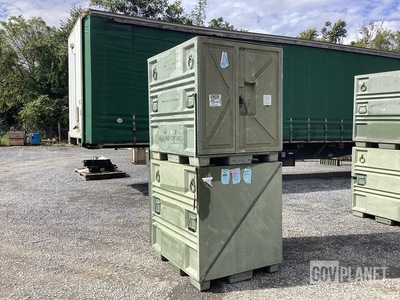 (2) Plastics Research Palcon Pallet Containers